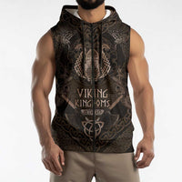 The Viking World Tour Sleeveless Zip Hoodie Ancient Celtic Knot Patterns - Wonder Print Shop