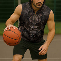 The Viking World Tour Sleeveless Zip Hoodie Ancient Celtic Knot Patterns - Wonder Print Shop