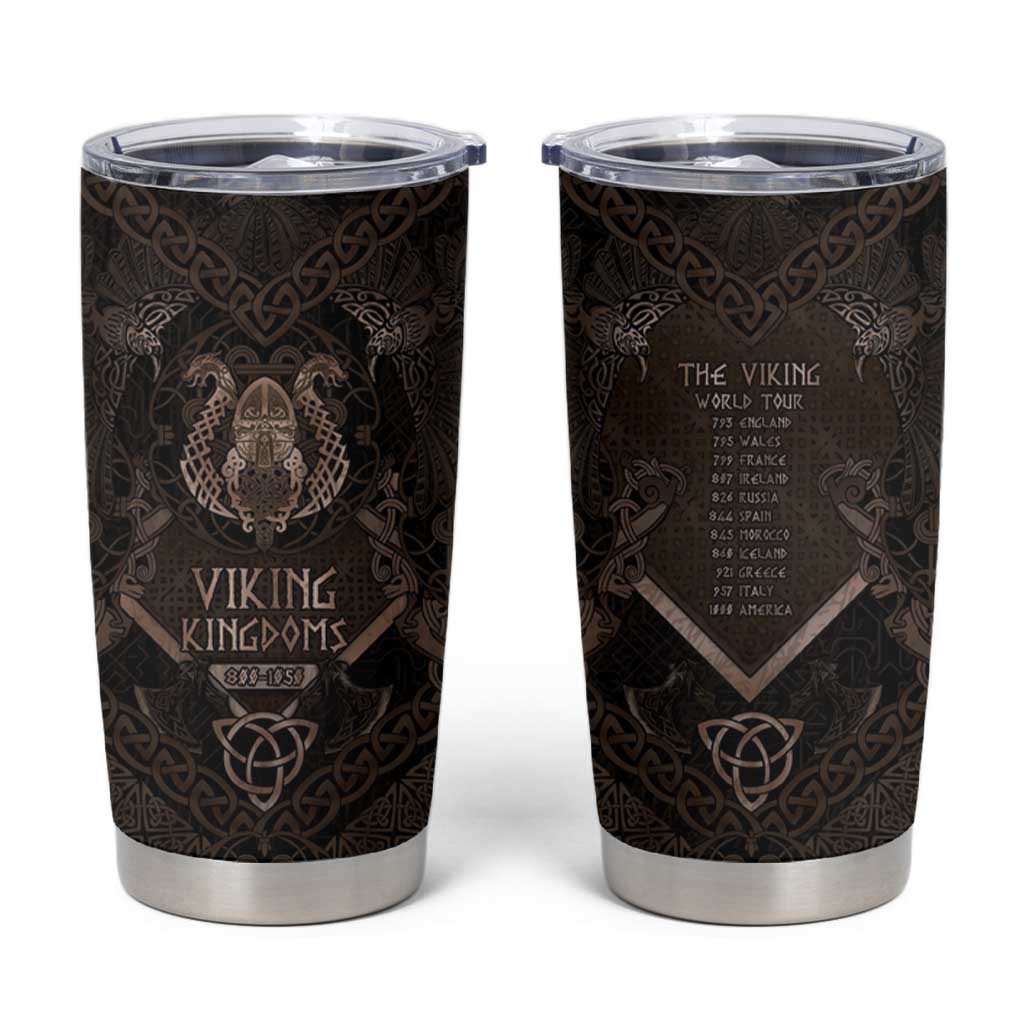 The Viking World Tour Tumbler Cup Ancient Celtic Knot Patterns - Wonder Print Shop