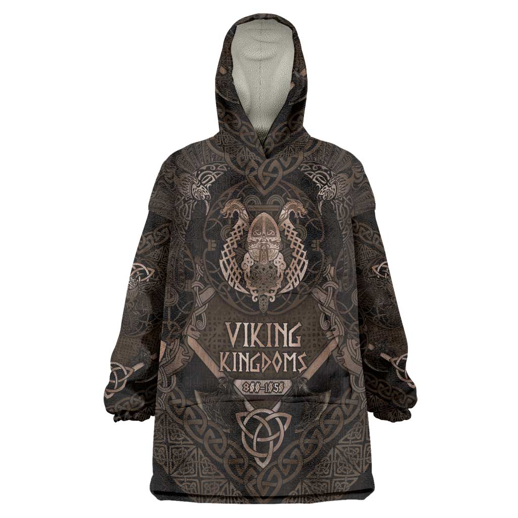 The Viking World Tour Wearable Blanket Hoodie Ancient Celtic Knot Patterns - Wonder Print Shop