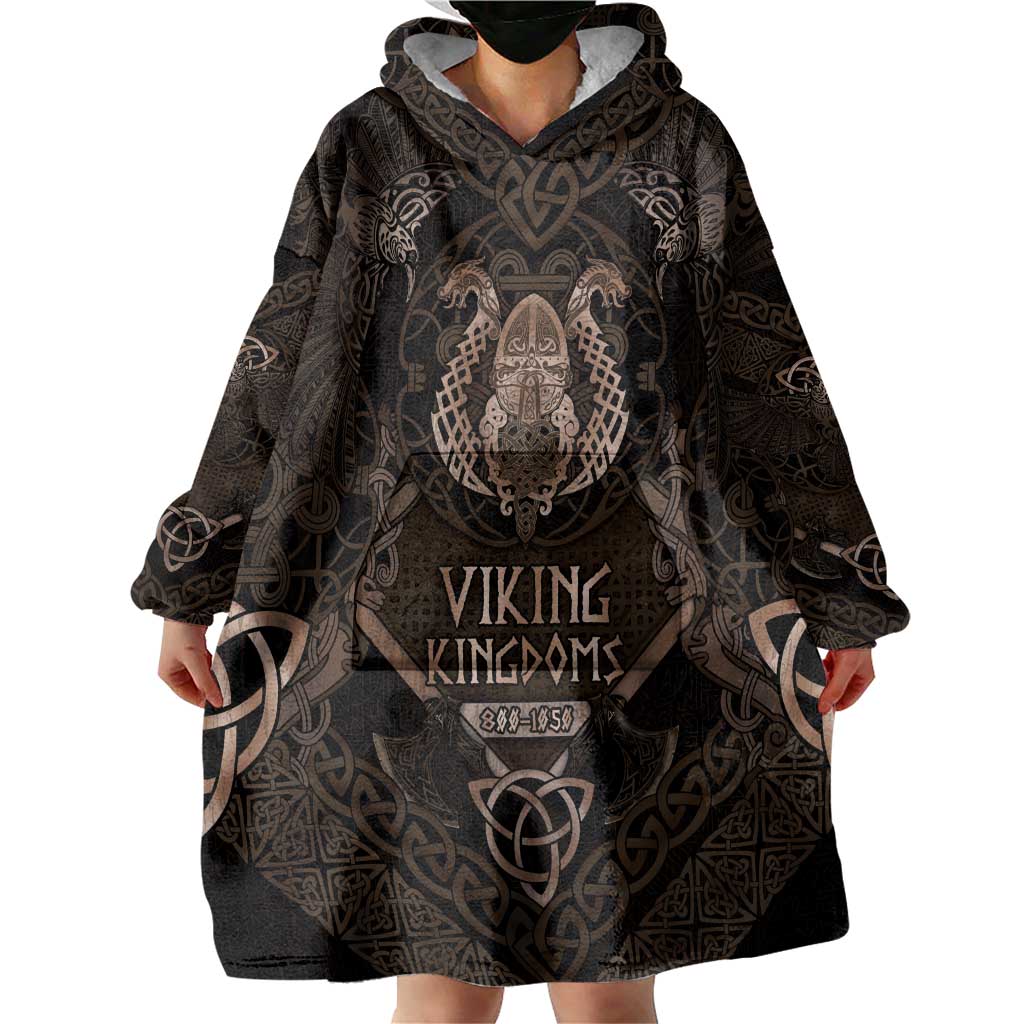 The Viking World Tour Wearable Blanket Hoodie Ancient Celtic Knot Patterns - Wonder Print Shop