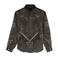 The Viking World Tour Women Casual Shirt Ancient Celtic Knot Patterns - Wonder Print Shop