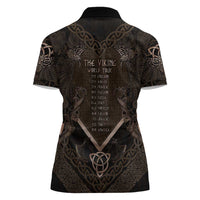 The Viking World Tour Women Polo Shirt Ancient Celtic Knot Patterns - Wonder Print Shop