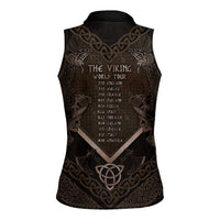 The Viking World Tour Women Sleeveless Polo Shirt Ancient Celtic Knot Patterns - Wonder Print Shop