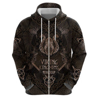 The Viking World Tour Zip Hoodie Ancient Celtic Knot Patterns - Wonder Print Shop
