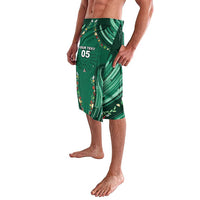 Custom Mexico Football Lavalava Aztec Eagle With Mini Floral Patterns