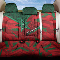 Morocco Football Back Car Seat Cover Pentagram Red Lion African