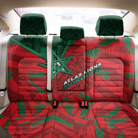 Morocco Football Back Car Seat Cover Pentagram Red Lion African