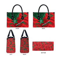 Morocco Football Leather Bag Pentagram Red Lion African