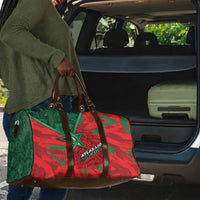 Morocco Football Travel Bag Pentagram Red Lion African