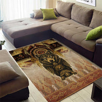 Native American Animal Spirit Area Rug