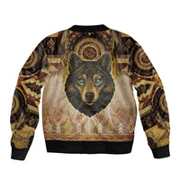 Native American Animal Spirit Bomber Jacket