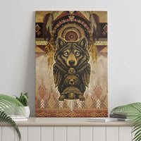 Native American Animal Spirit Canvas Wall Art