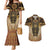 Native American Animal Spirit Couples Matching Mermaid Dress and Hawaiian Shirt