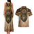 Native American Animal Spirit Couples Matching Tank Maxi Dress and Hawaiian Shirt