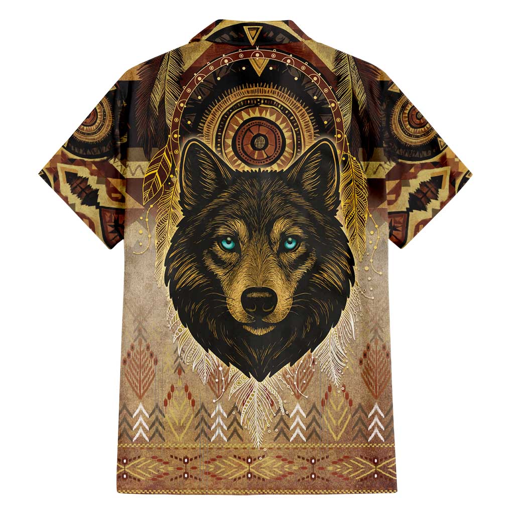 Native American Animal Spirit Family Matching Long Sleeve Bodycon Dress and Hawaiian Shirt