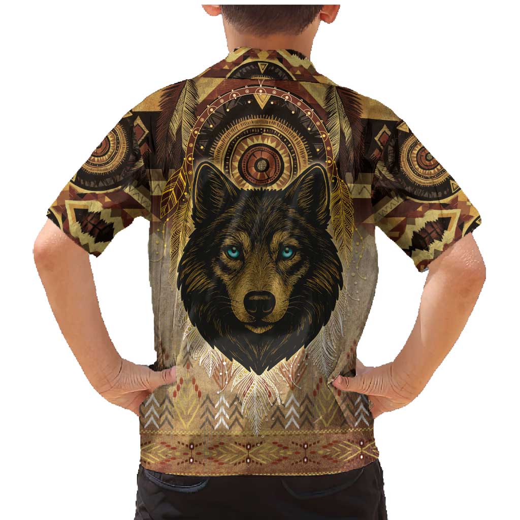 Native American Animal Spirit Family Matching Mermaid Dress and Hawaiian Shirt