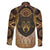 Native American Animal Spirit Family Matching Off The Shoulder Long Sleeve Dress and Hawaiian Shirt