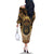 Native American Animal Spirit Family Matching Off The Shoulder Long Sleeve Dress and Hawaiian Shirt