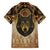 Native American Animal Spirit Family Matching Off Shoulder Maxi Dress and Hawaiian Shirt
