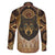 Native American Animal Spirit Family Matching Off Shoulder Short Dress and Hawaiian Shirt