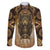 Native American Animal Spirit Family Matching Short Sleeve Bodycon Dress and Hawaiian Shirt