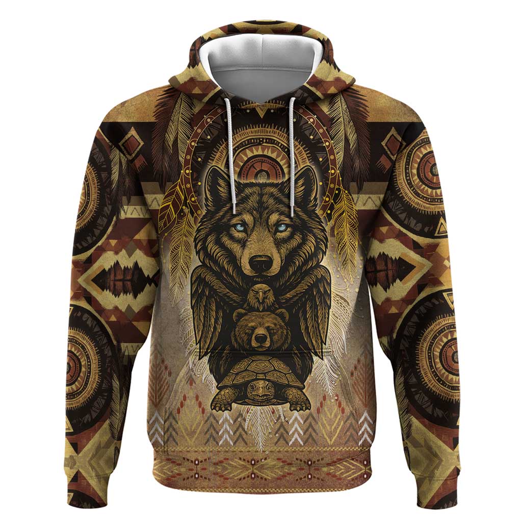 Native American Animal Spirit Hoodie