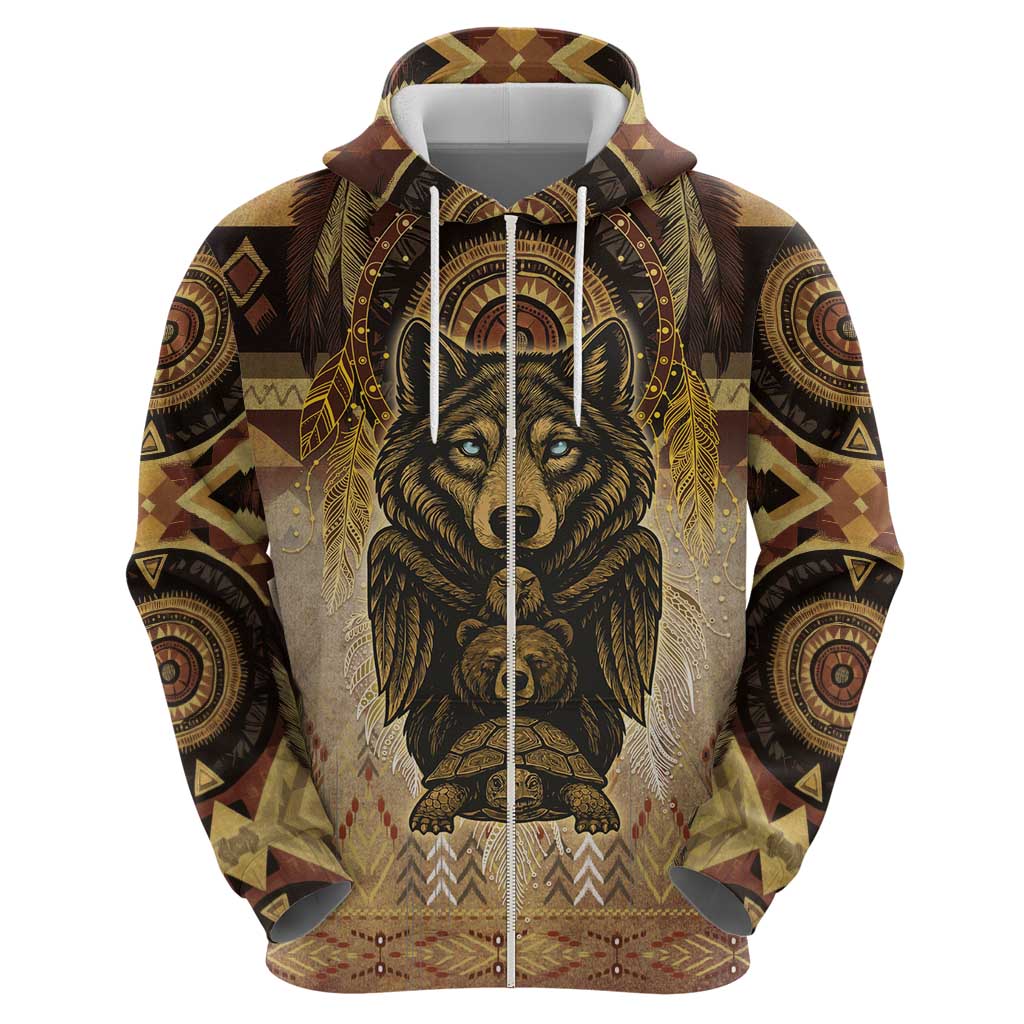 Native American Animal Spirit Hoodie