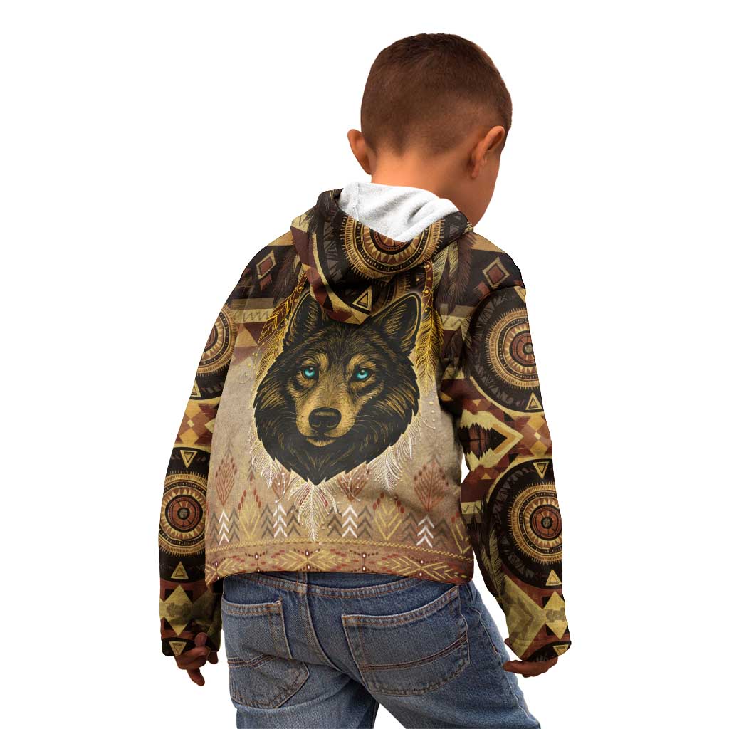 Native American Animal Spirit Kid Hoodie