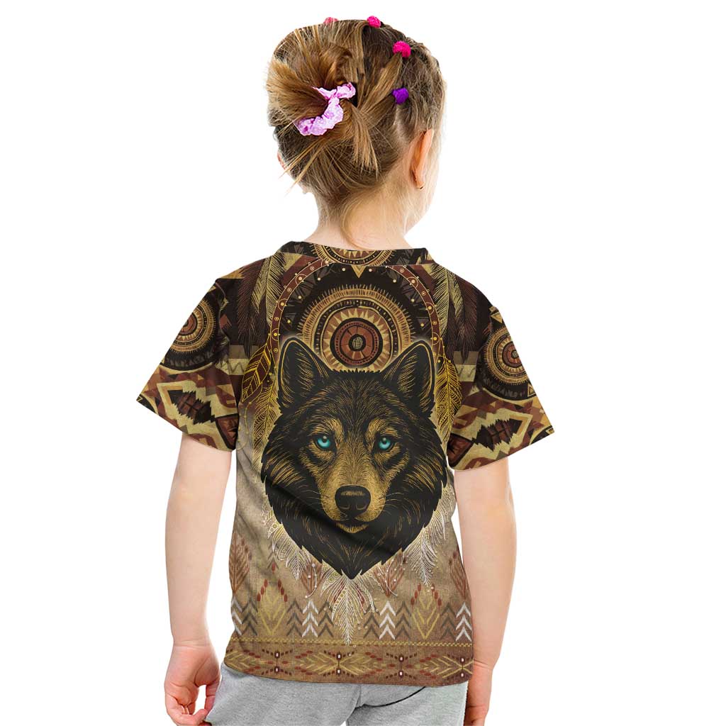 Native American Animal Spirit Kid T Shirt