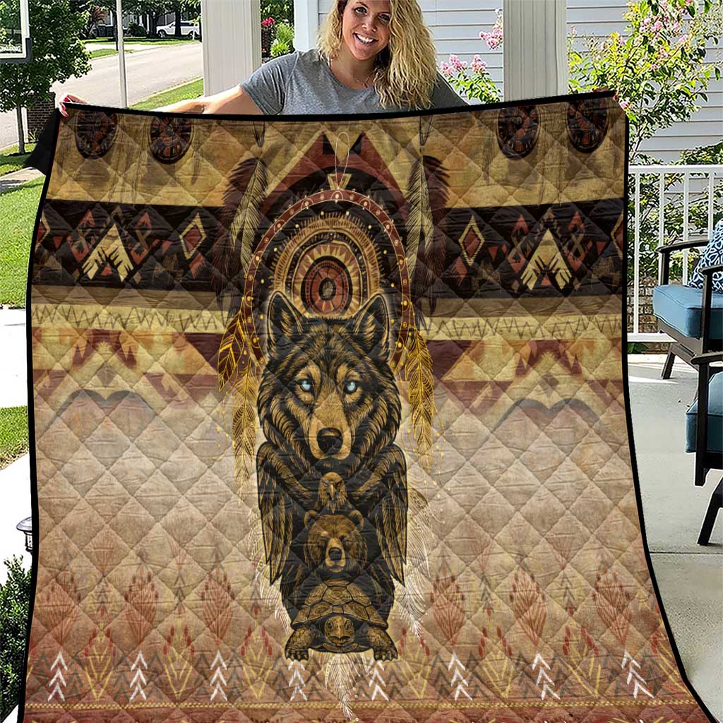 Native American Animal Spirit Quilt