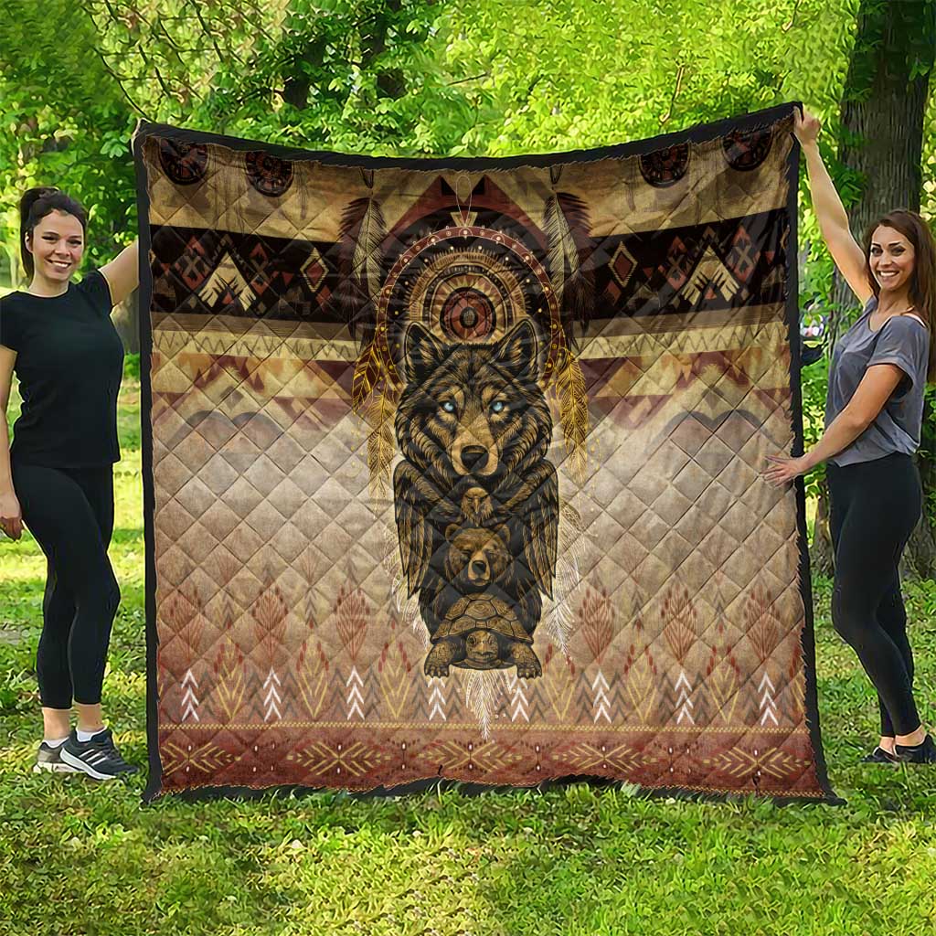 Native American Animal Spirit Quilt