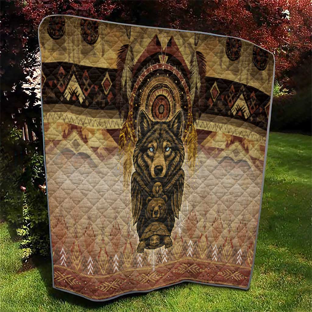 Native American Animal Spirit Quilt