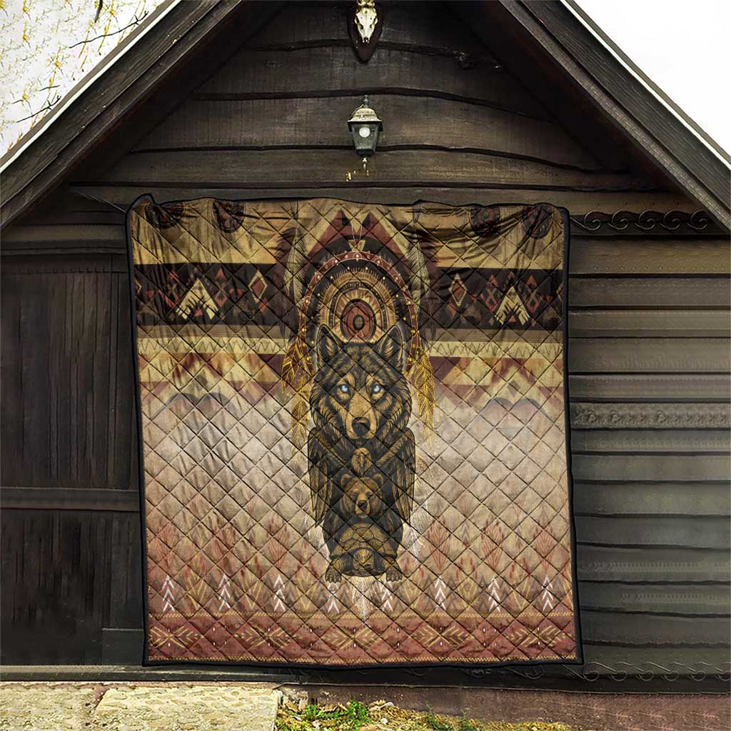 Native American Animal Spirit Quilt