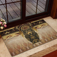Native American Animal Spirit Rubber Doormat