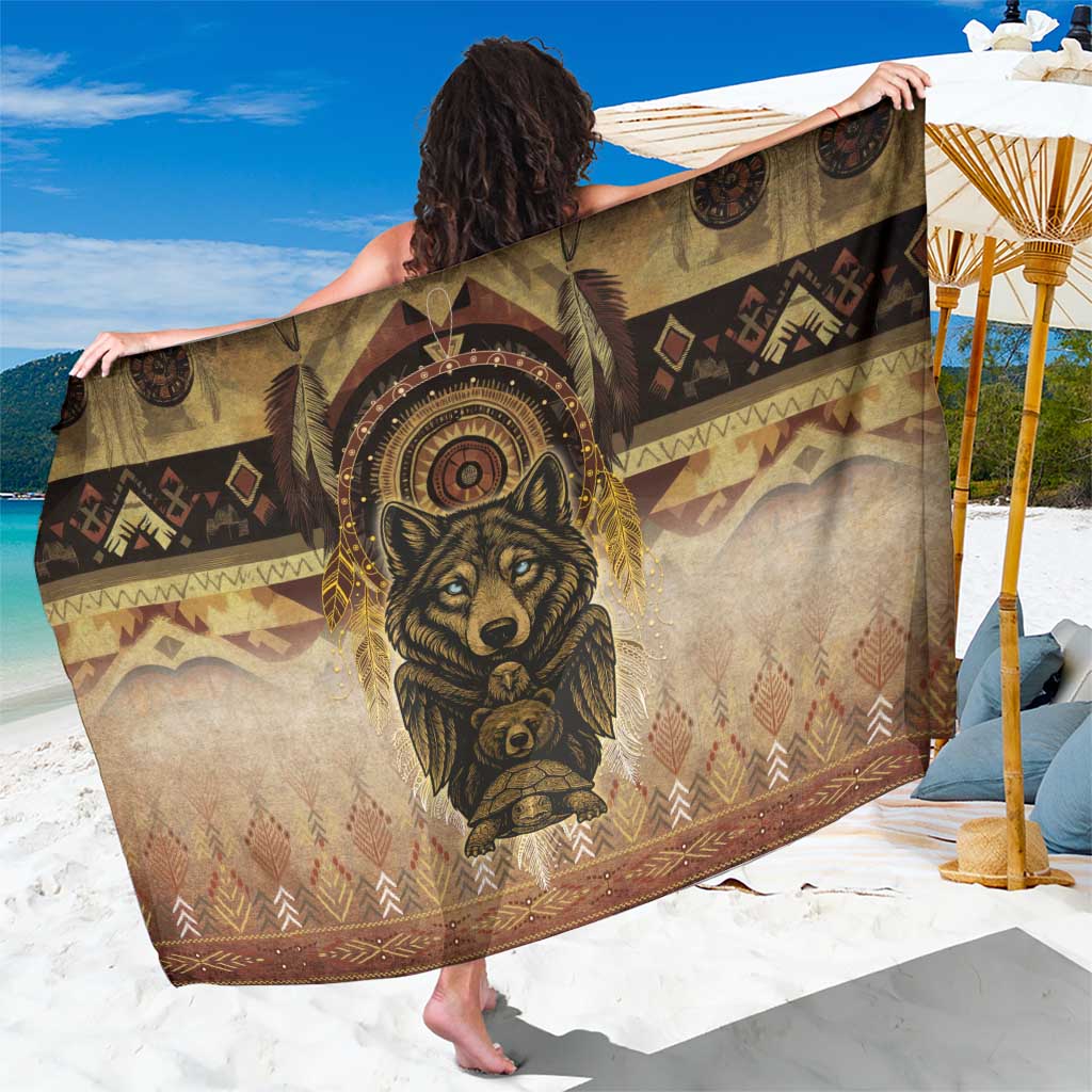 Native American Animal Spirit Sarong