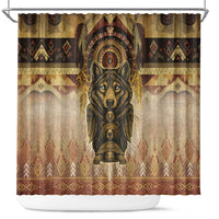 Native American Animal Spirit Shower Curtain