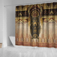 Native American Animal Spirit Shower Curtain