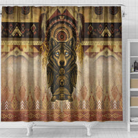 Native American Animal Spirit Shower Curtain