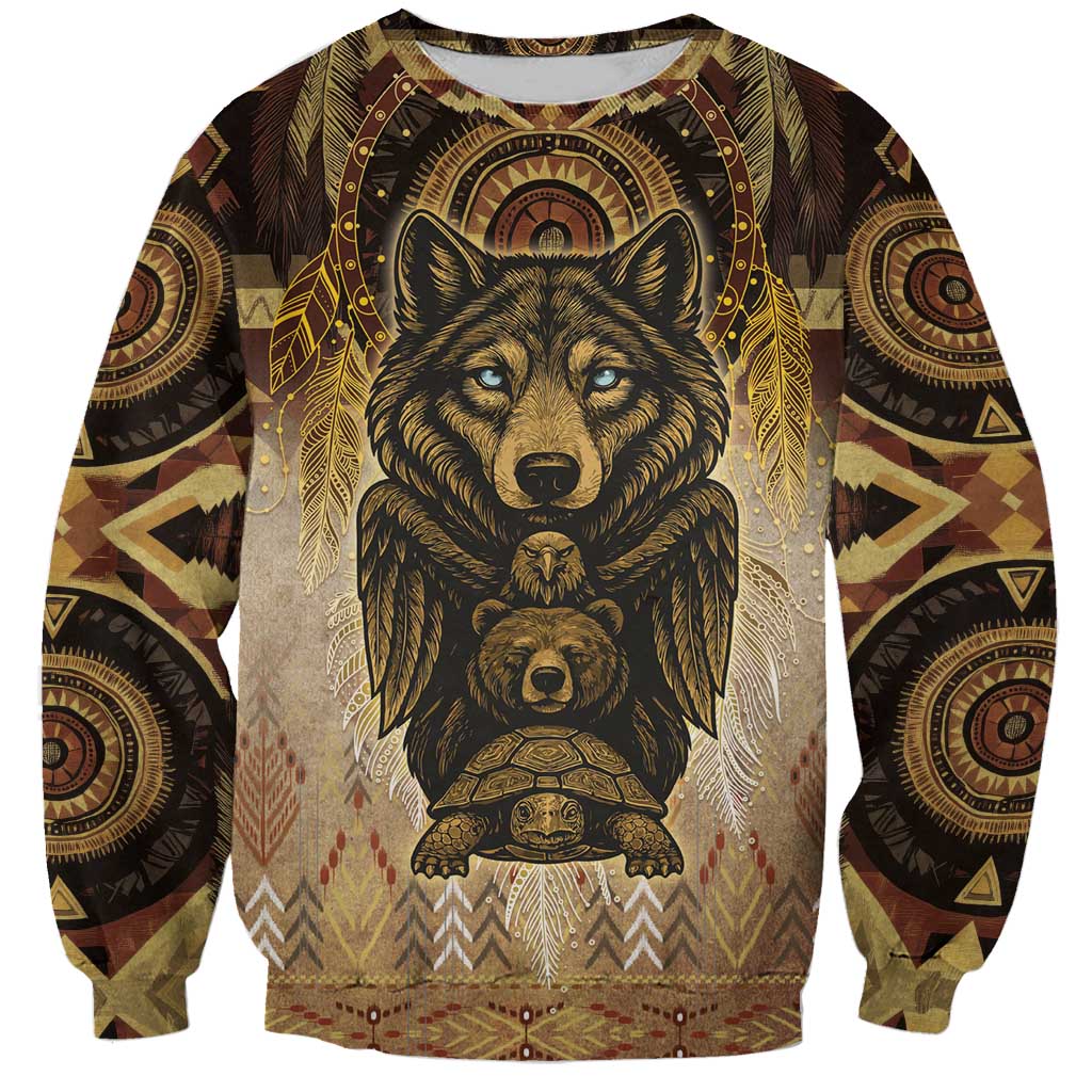 Native American Animal Spirit Sweatshirt