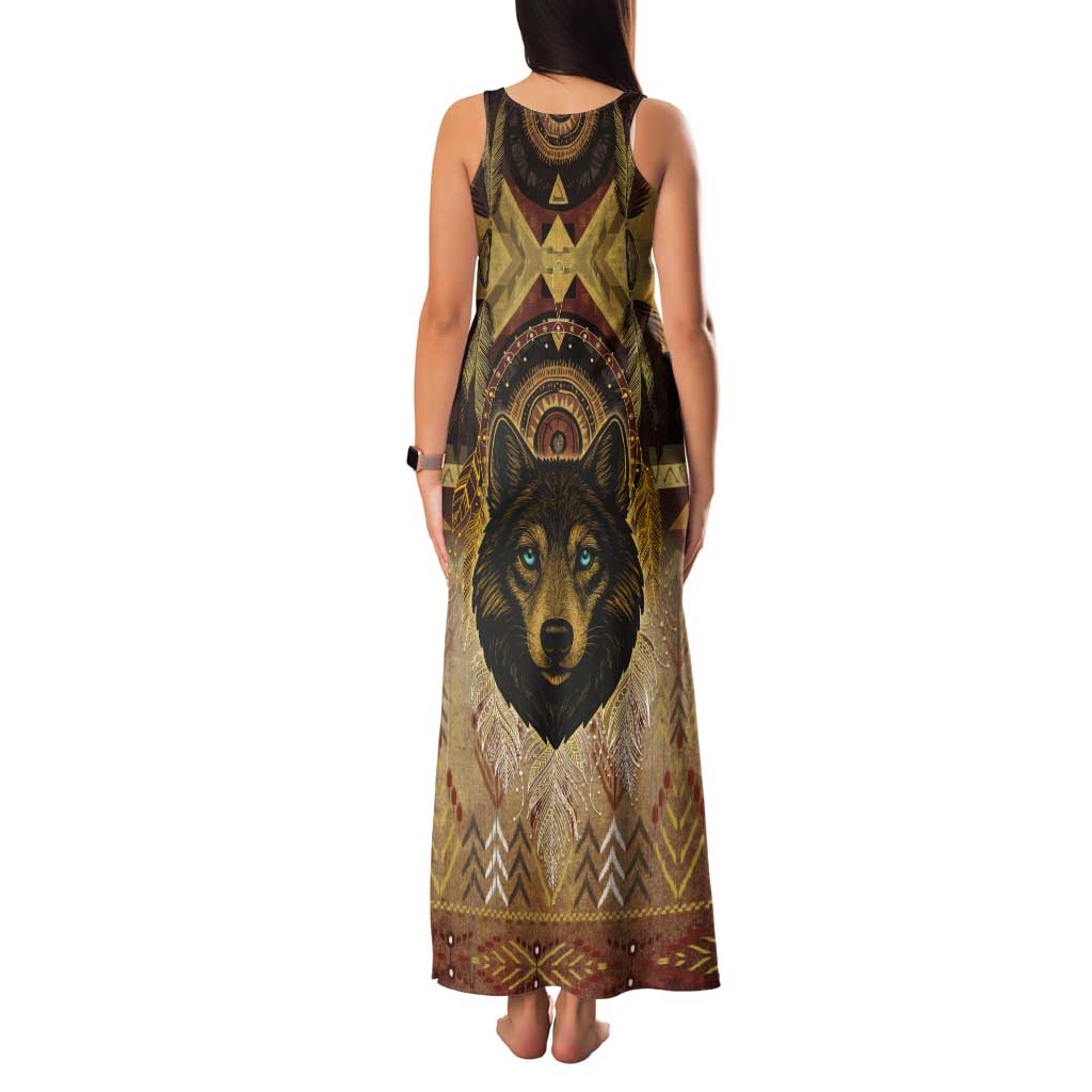Native American Animal Spirit Tank Maxi Dress