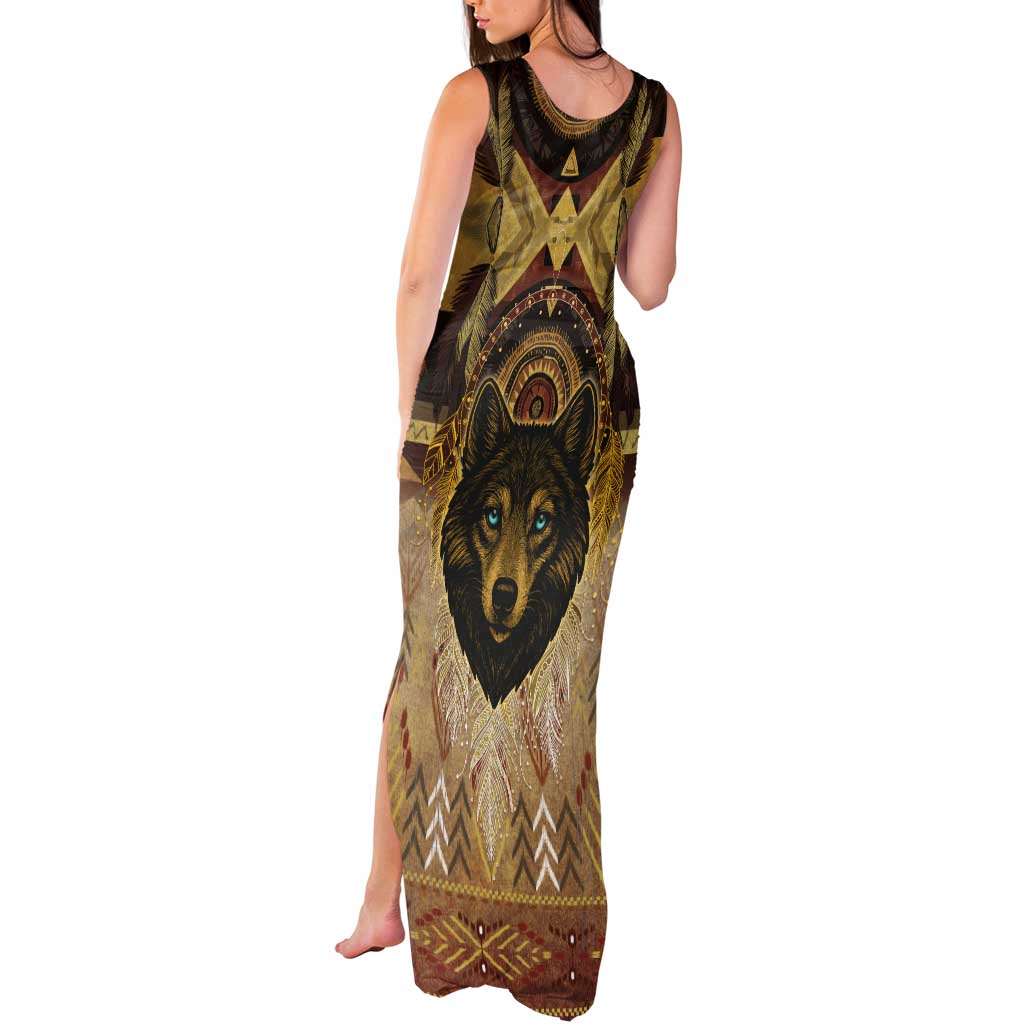 Native American Animal Spirit Tank Maxi Dress