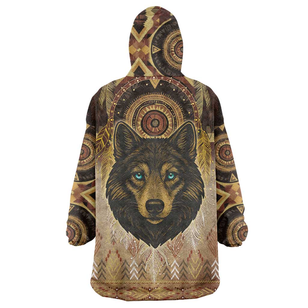 Native American Animal Spirit Wearable Blanket Hoodie