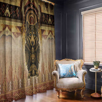 Native American Animal Spirit Window Curtain