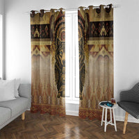 Native American Animal Spirit Window Curtain