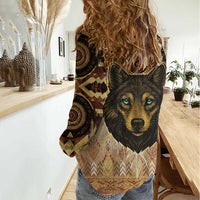 Native American Animal Spirit Women Casual Shirt