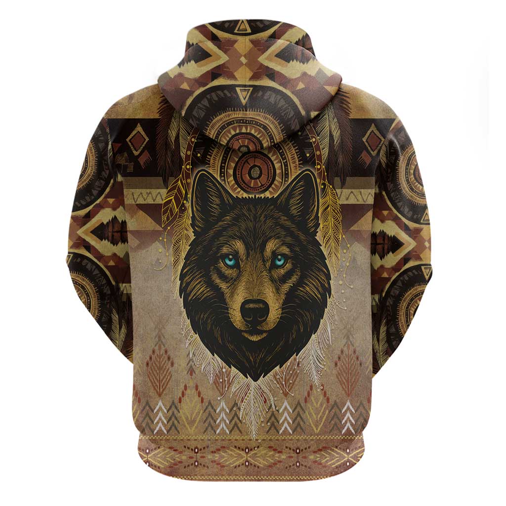 Native American Animal Spirit Zip Hoodie