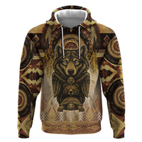 Native American Animal Spirit Zip Hoodie