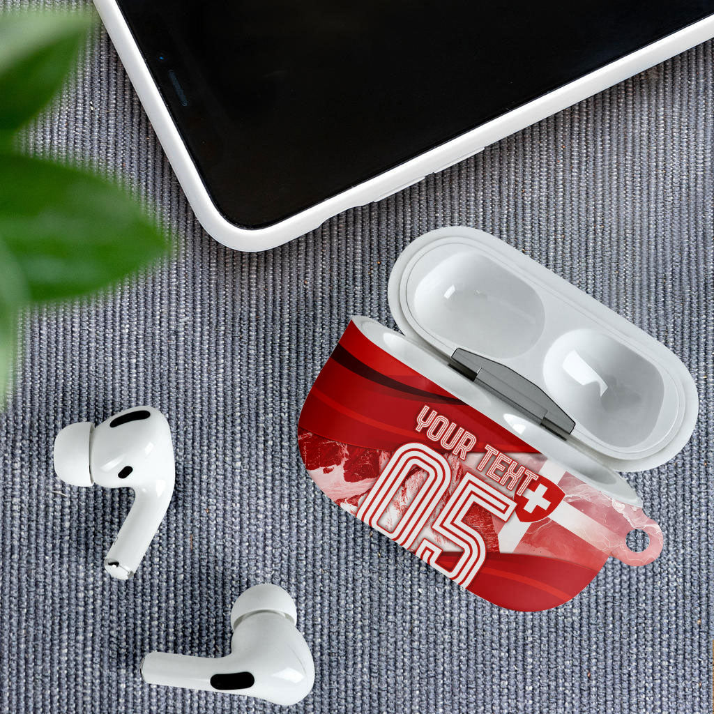 Custom Turkey Football AirPods Case Matterhorn Snow Shield
