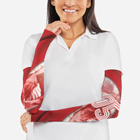 Custom Switzerland Football Arm Sleeves Matterhorn Snow Shield